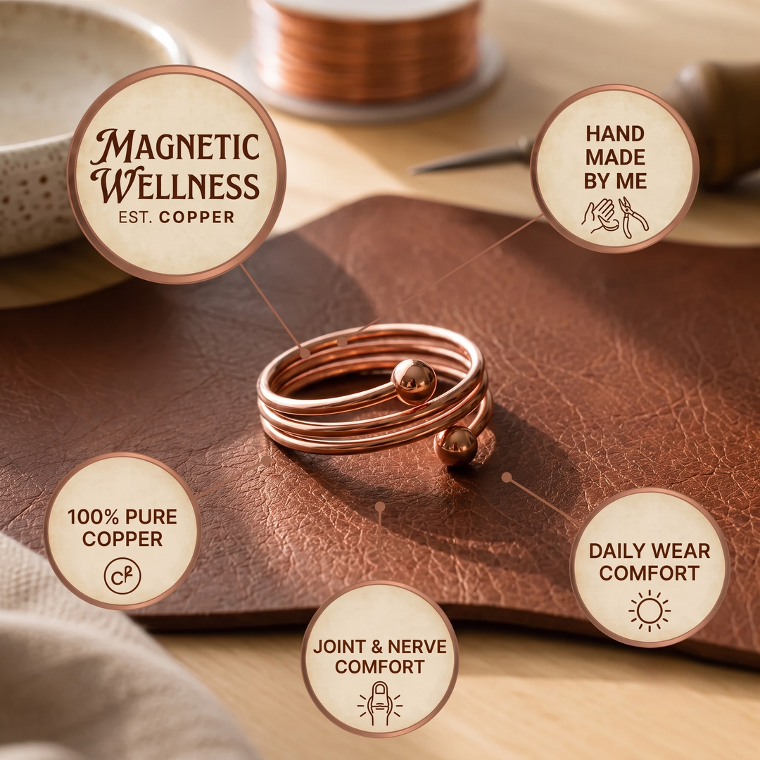 Patricia's Pebble Copper Ring