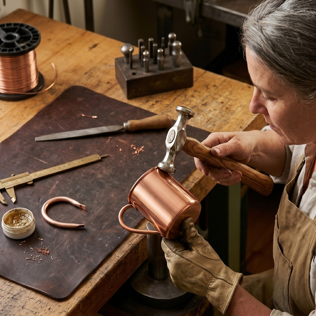 Patricia's Copper Plain Mug 400ml