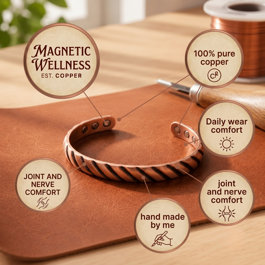 Patricia's Helix Copper Bracelet
