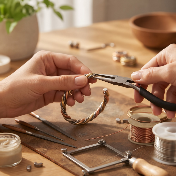 Patricia's Tricolor Copper Bracelet