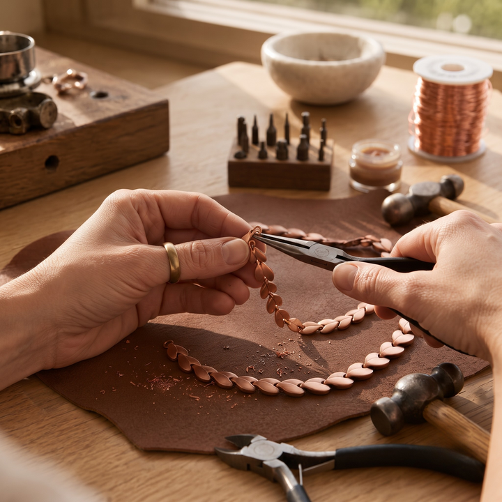 Patricia's Bramble Copper Necklace