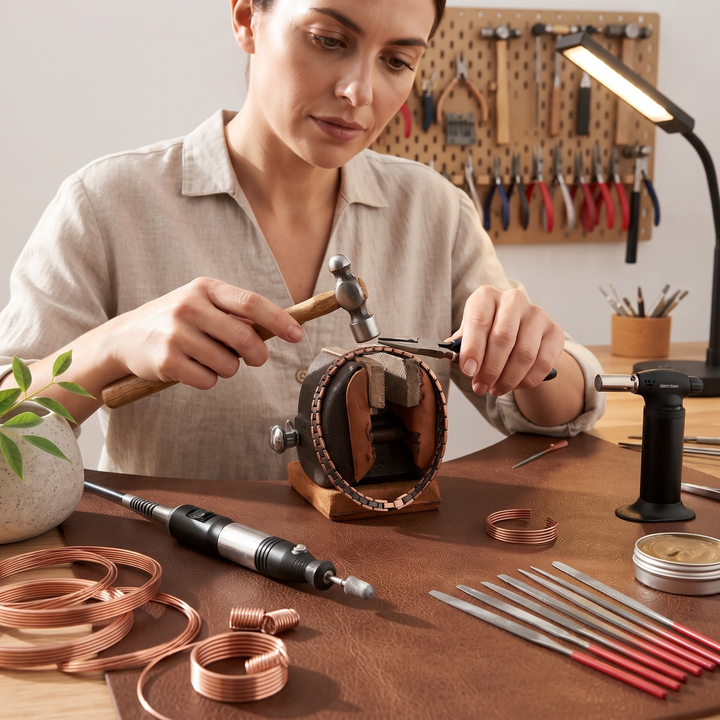 Patricia's Twist Copper Necklace