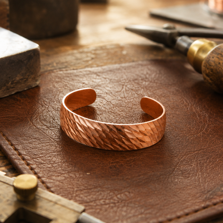 Patricia's Facet Copper Bracelet