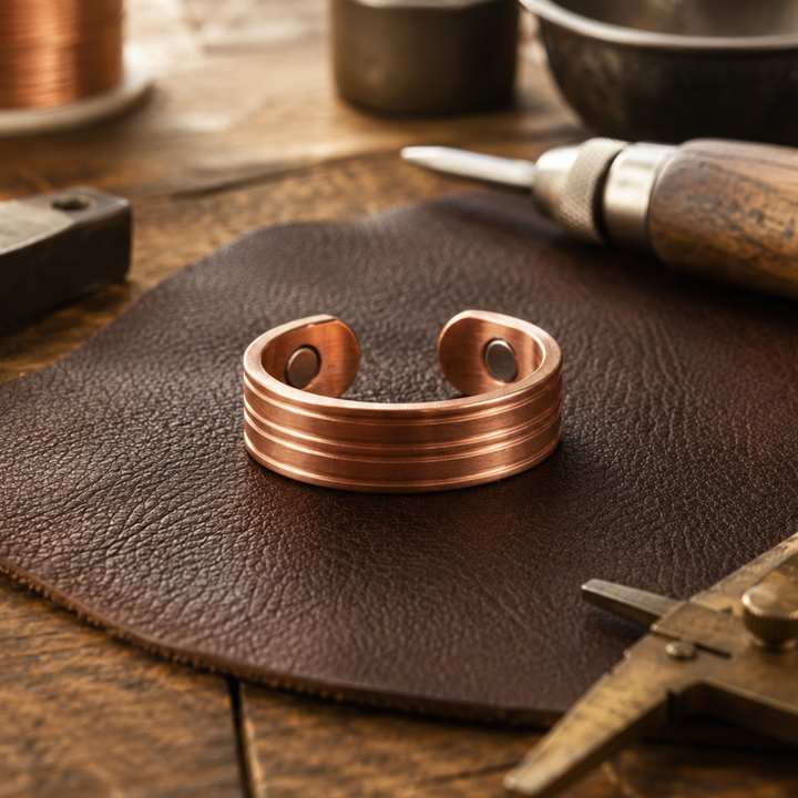 Patricia's Groove Copper Ring