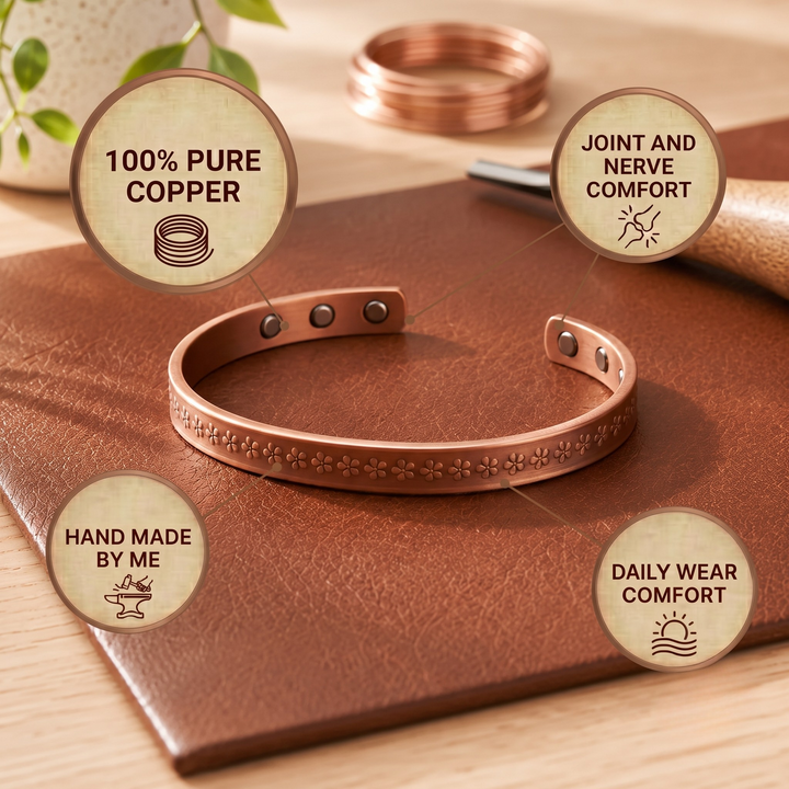 Patricia's Eave Copper Bracelet