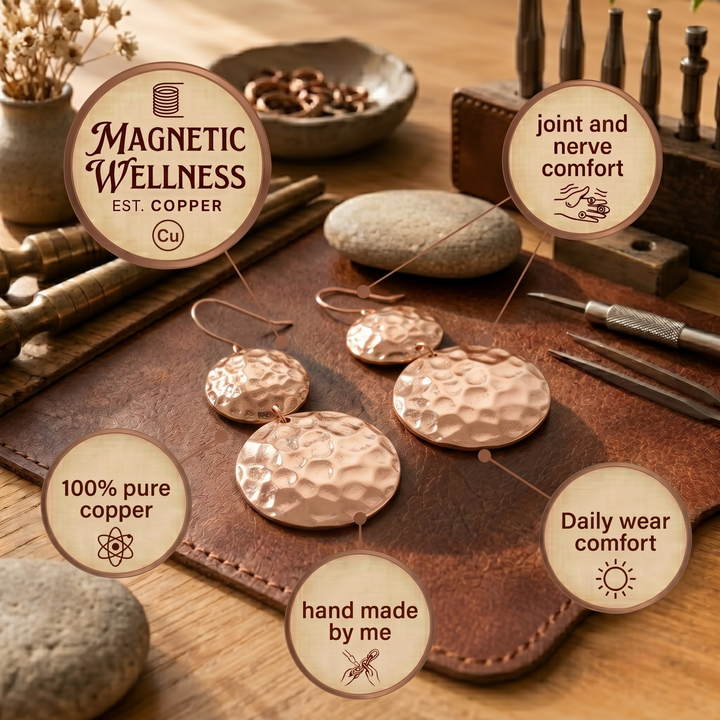 Patricia's Equinox Copper Earrings