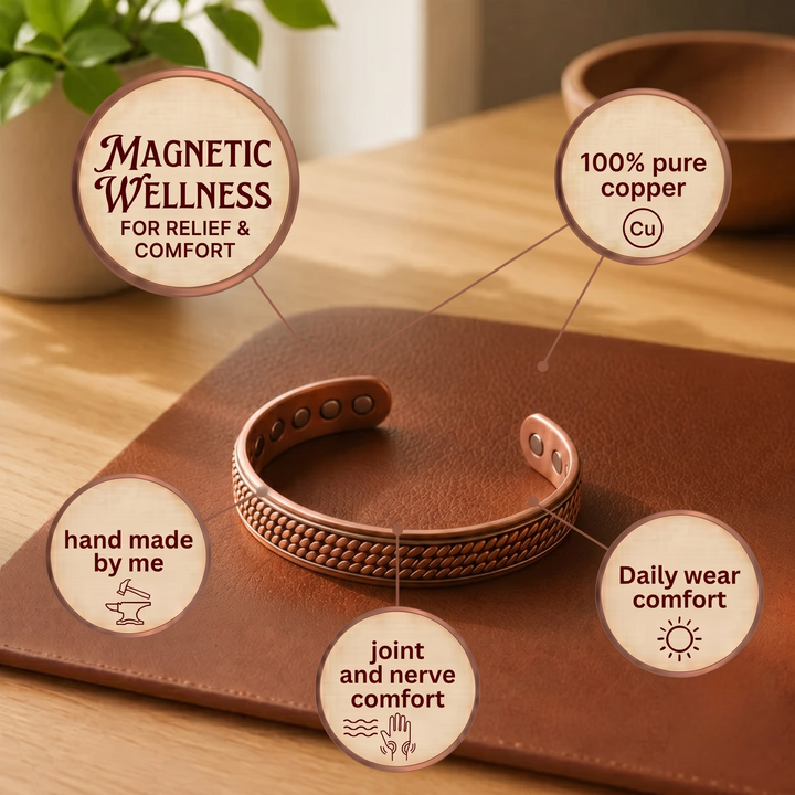 Patricia's Lattice Copper Bracelet