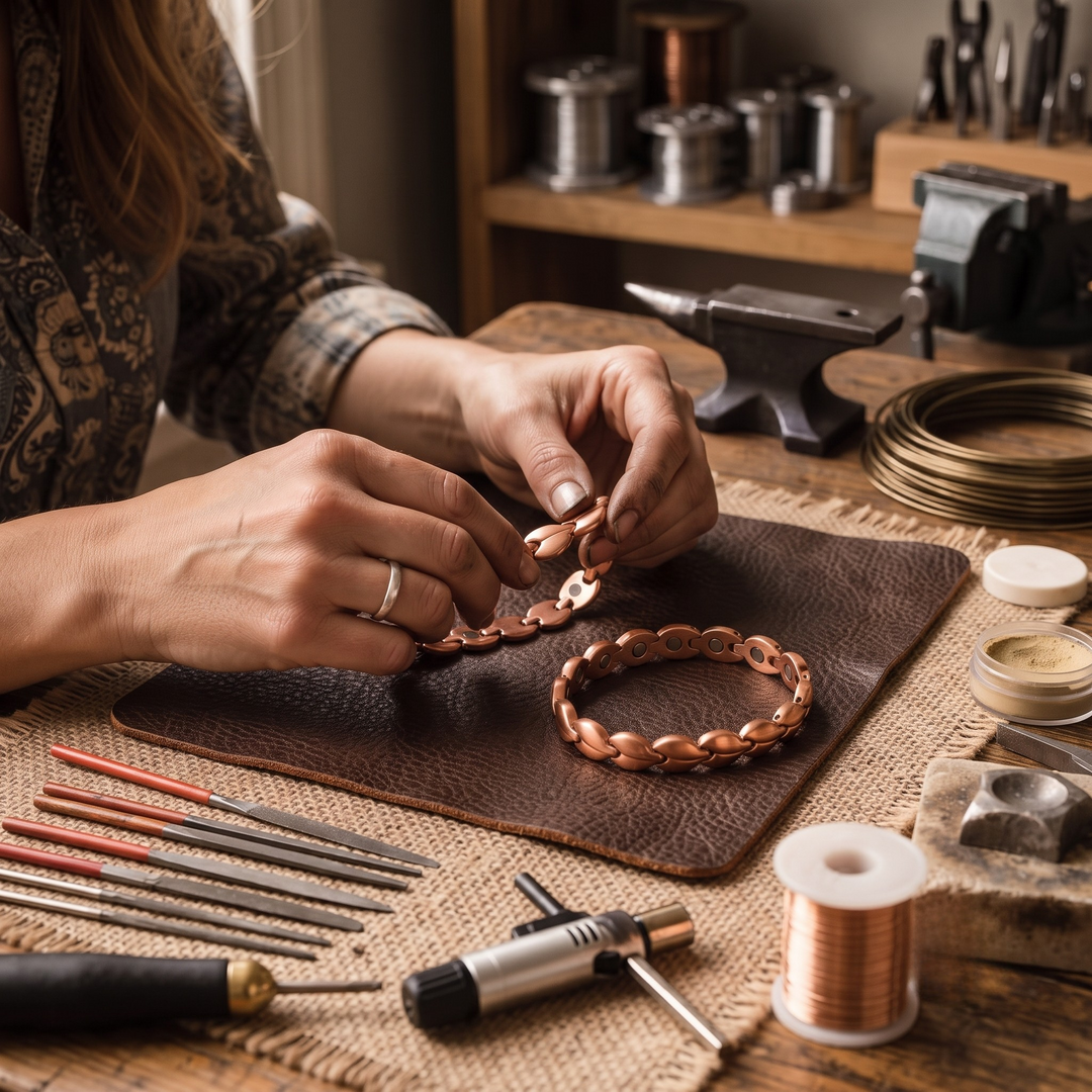 Patricia's Bog Copper Anklet