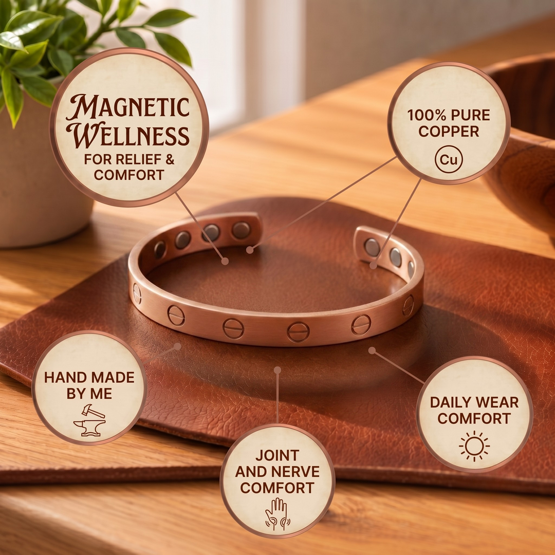 Patricia's Eyelet Copper Bracelet