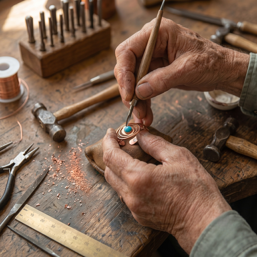Patricia's Tarn Copper Bracelet