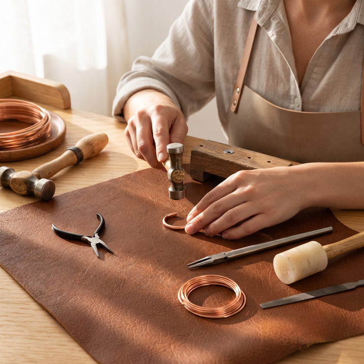 Patricia's Slick Copper Toe Ring