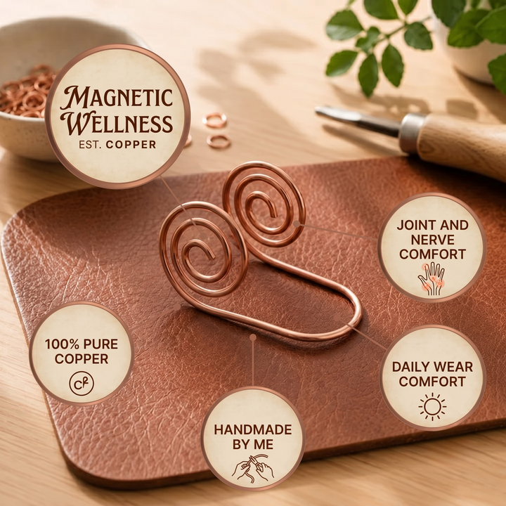 Patricia's Cascade Copper Hand Spiral
