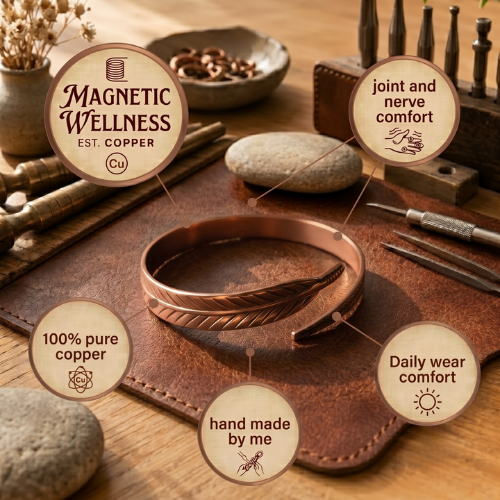 Patricia's Taproot Copper Bracelet