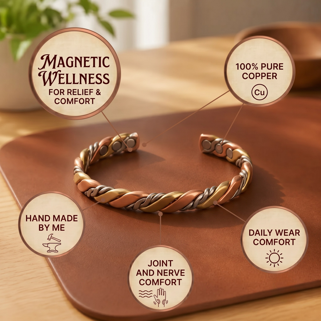 Patricia's Tricolor Copper Bracelet