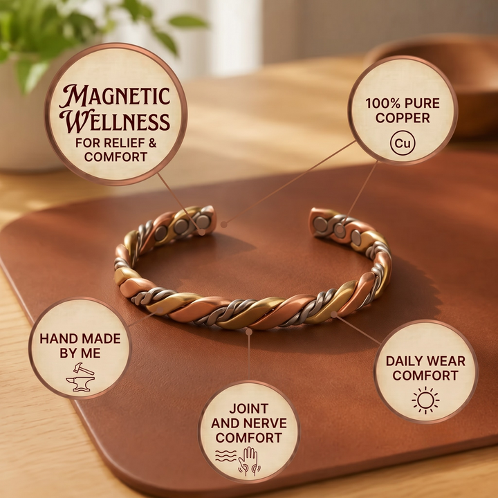 Patricia's Tricolor Copper Bracelet