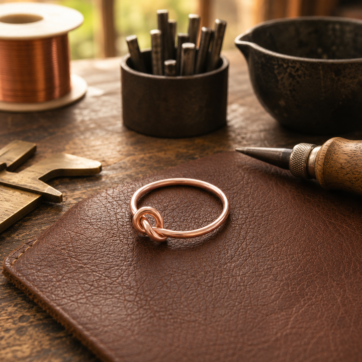 Patricia's Lace Copper Ring