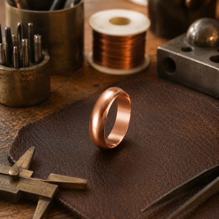 Patricia's Plain Copper Ring