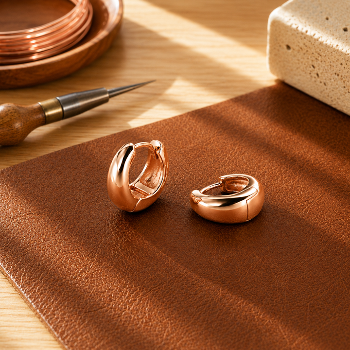 Patricia's Hull Copper Earrings
