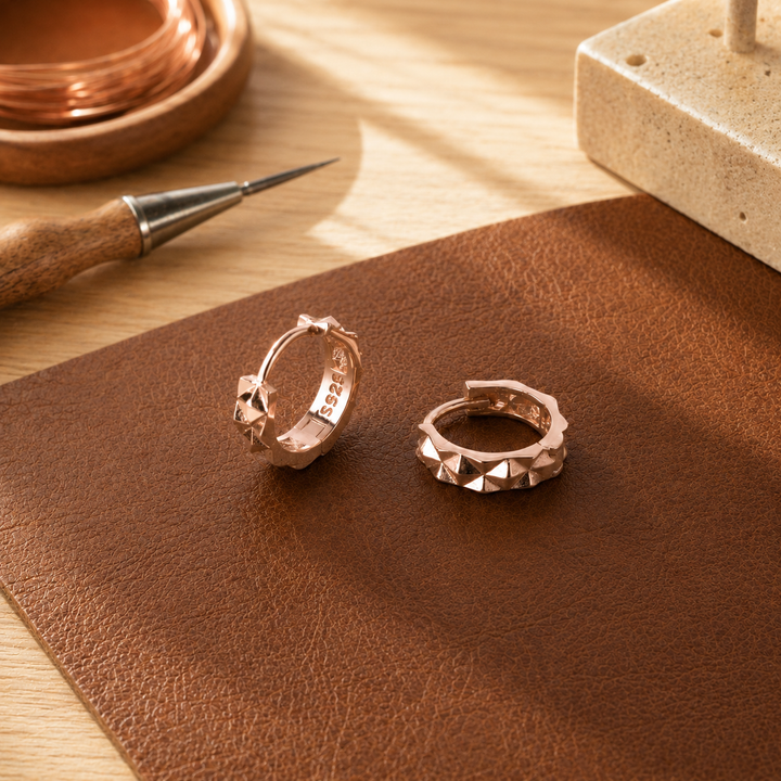 Patricia's Spike Copper Earrings