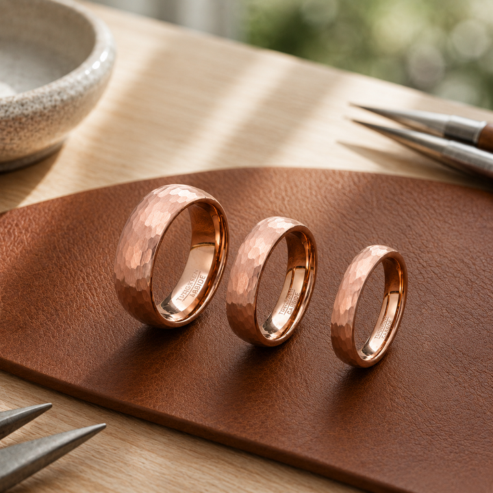 Patricia's Dint Copper Ring