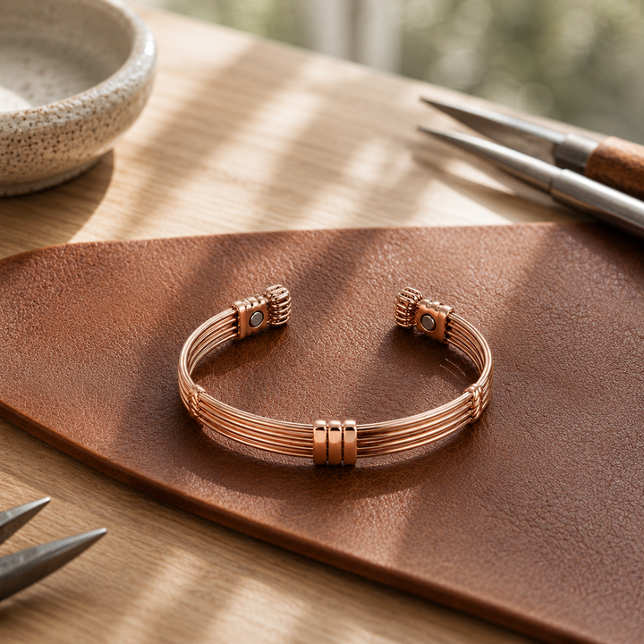 Patricia's Cord Copper Bracelet