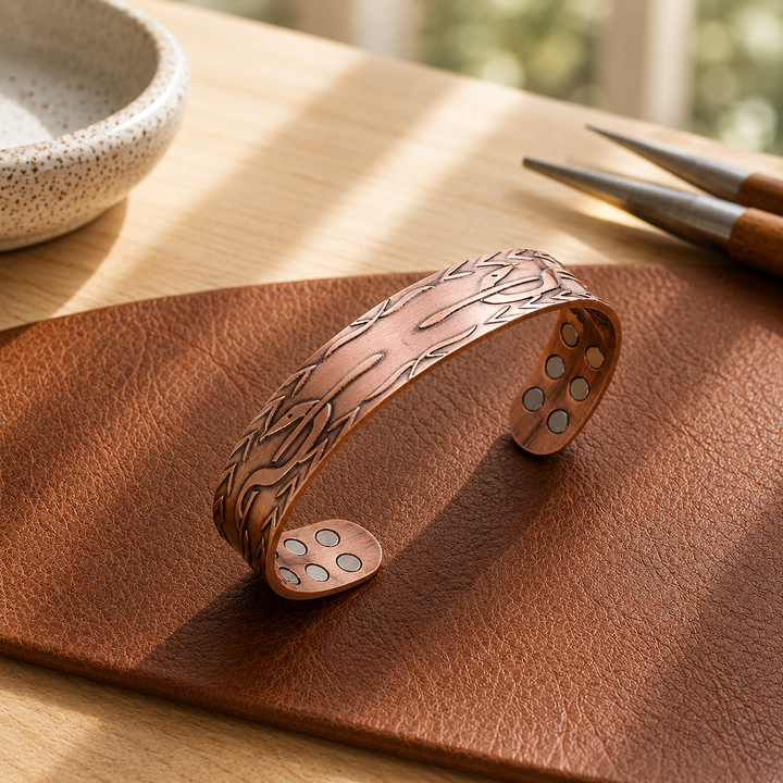 Patricia's Frond Copper Bracelet