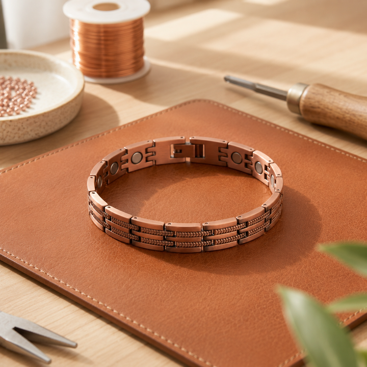 Patricia's Hatch Men's Copper Bracelet