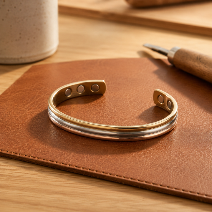 Patricia's Rivet Copper Bracelet