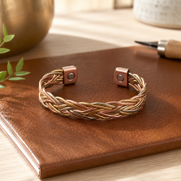 Patricia's Plait Copper Bracelet