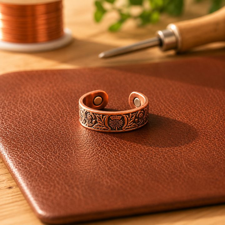 Patricia's Spindle Copper Ring