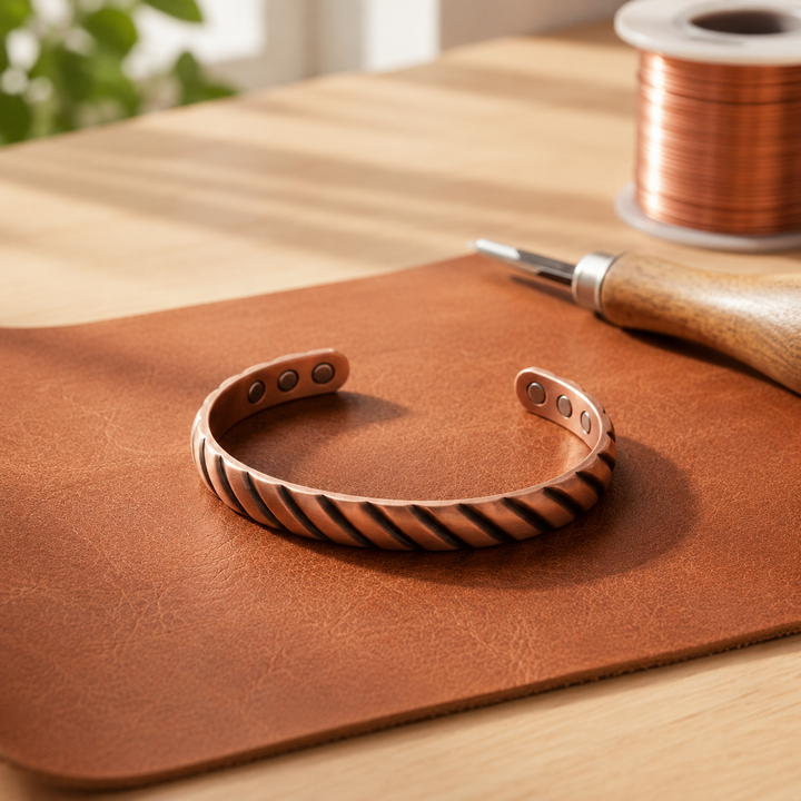 Patricia's Helix Copper Bracelet