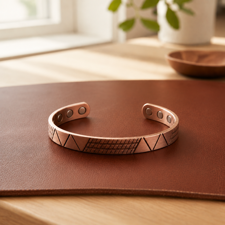 Patricia's Chevron Copper Bracelet