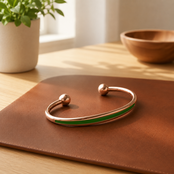 Patricia's Globe Copper Bracelet