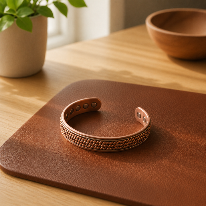 Patricia's Lattice Copper Bracelet