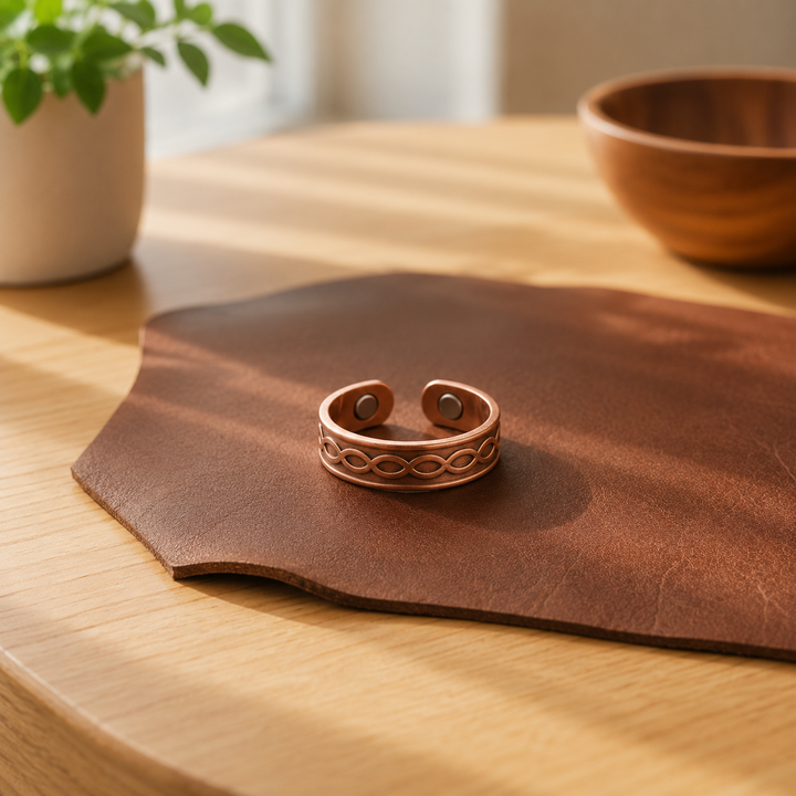 Patricia's Fluted Copper Ring