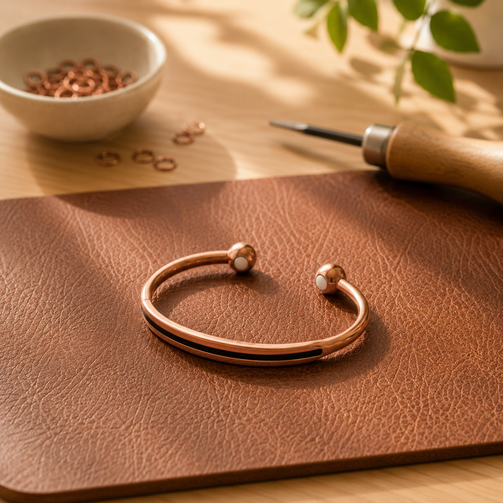 Patricia's Channel Copper Bracelet