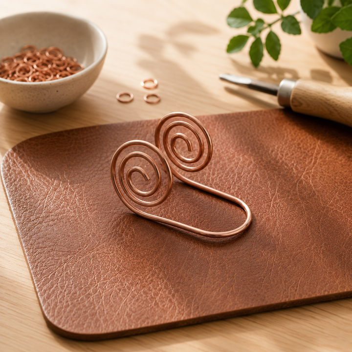 Patricia's Cascade Copper Hand Spiral