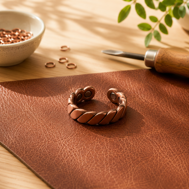 Patricia's Chip Copper Ring