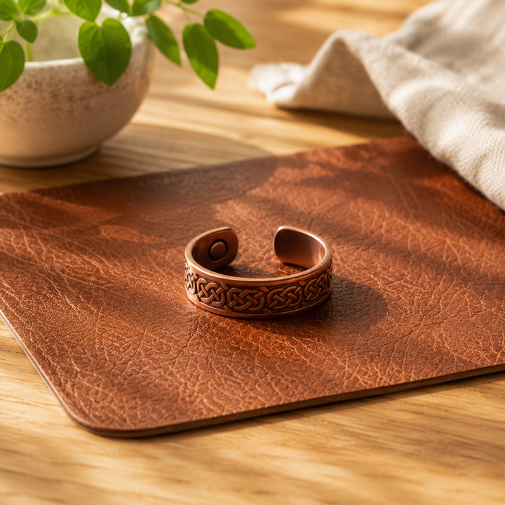 Patricia's Bracken Copper Ring