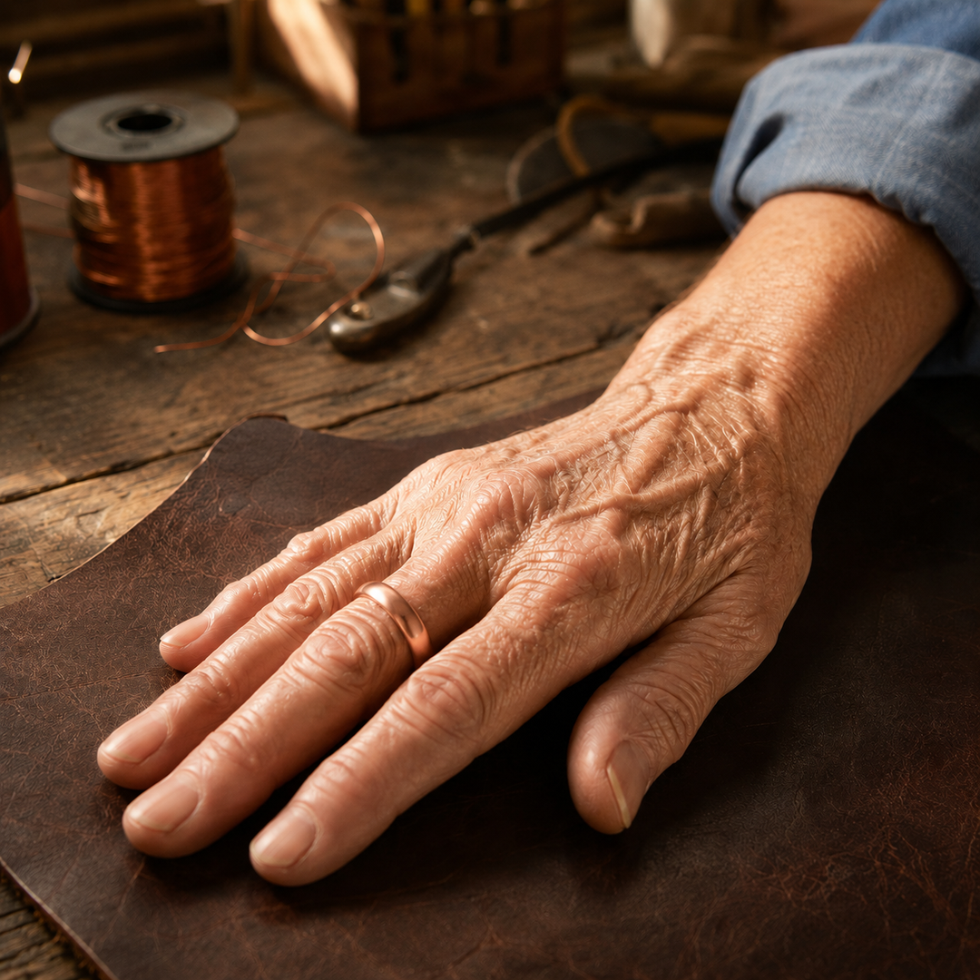 Patricia's Plain Copper Ring
