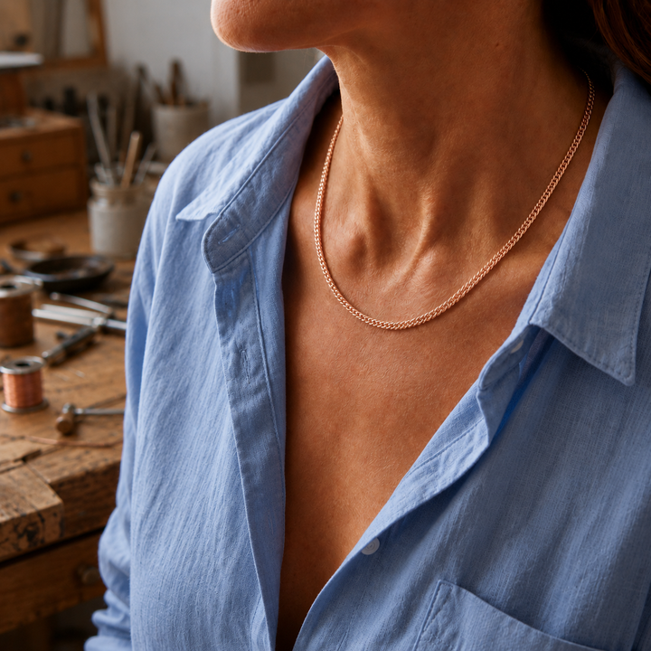 Patricia's Chain Copper Necklace