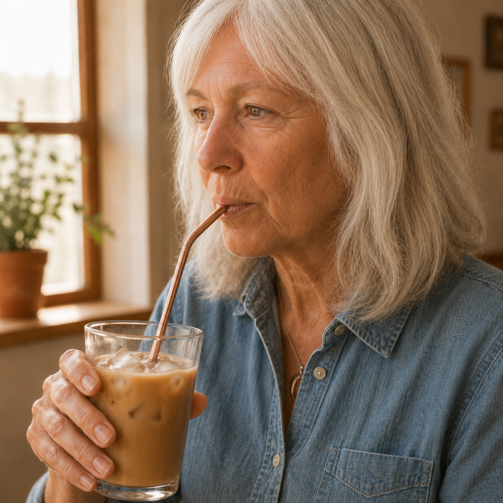 Patricia's Copper Straw Set