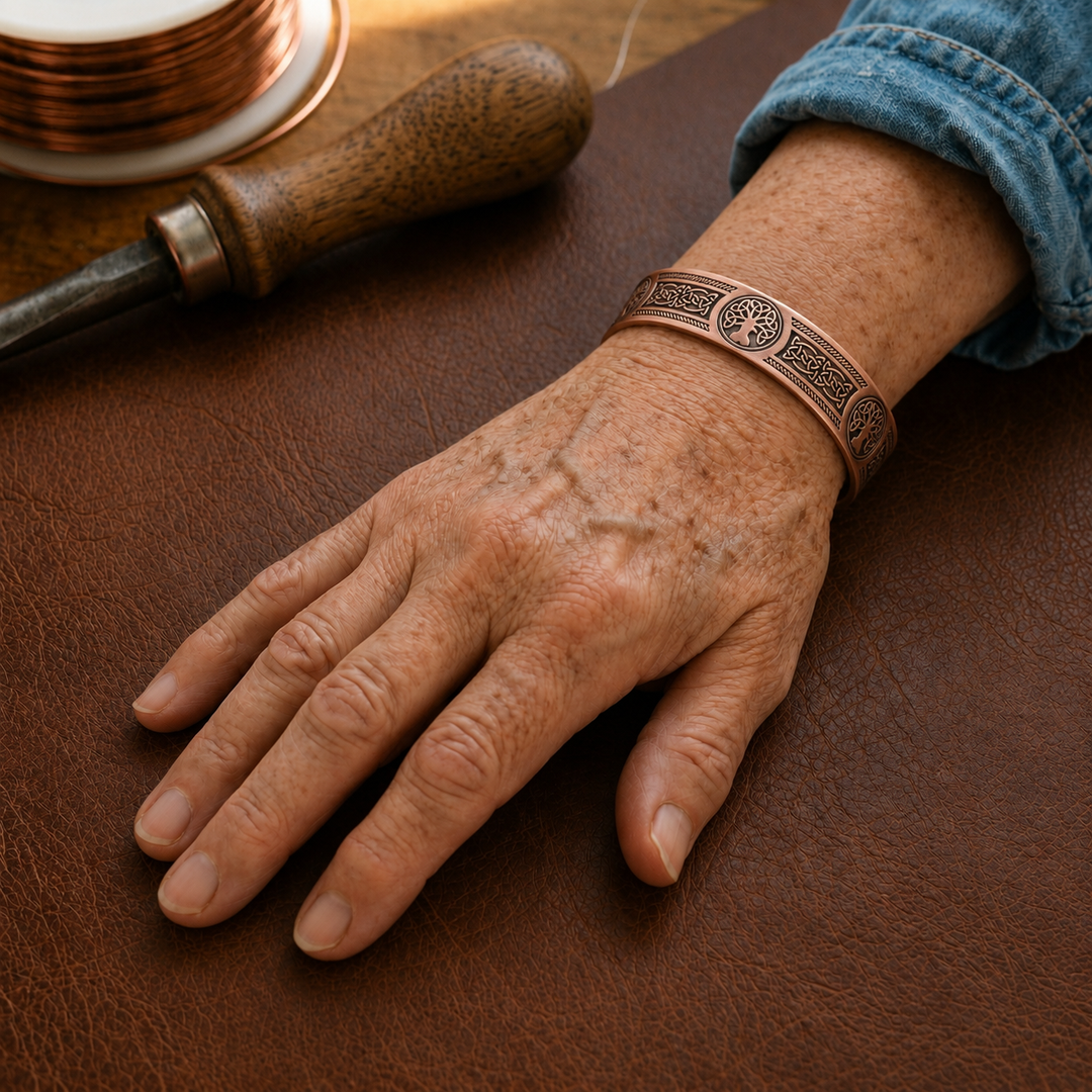 Patricia's Bough Copper Bracelet