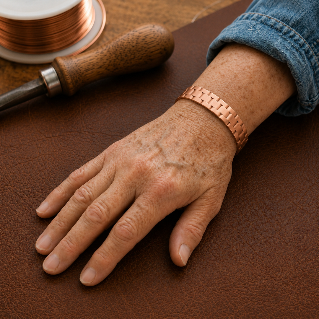 Patricia's Quarry Men's Copper Bracelet