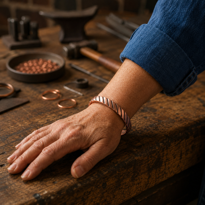 Patricia's Helix Copper Bracelet