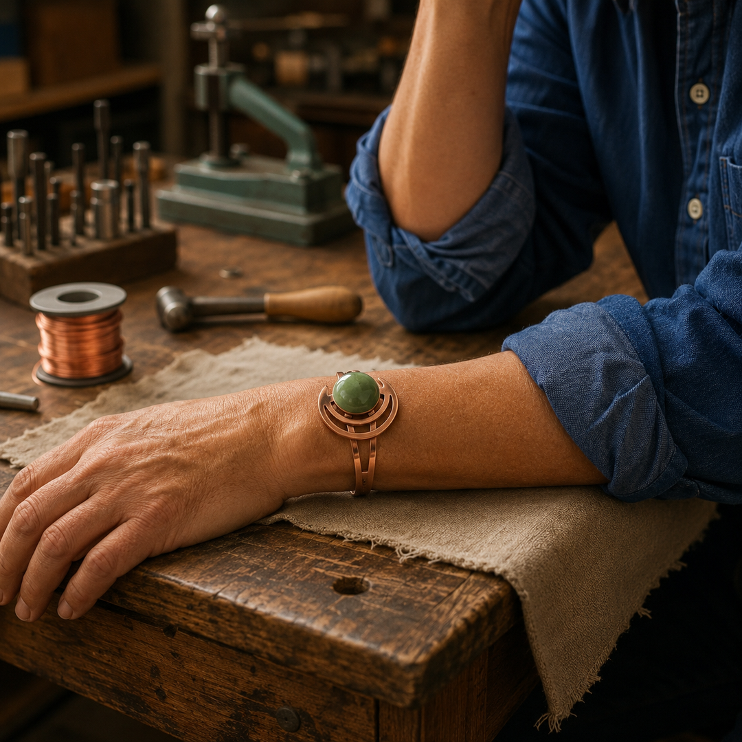 Patricia's Crescent Copper Bracelet