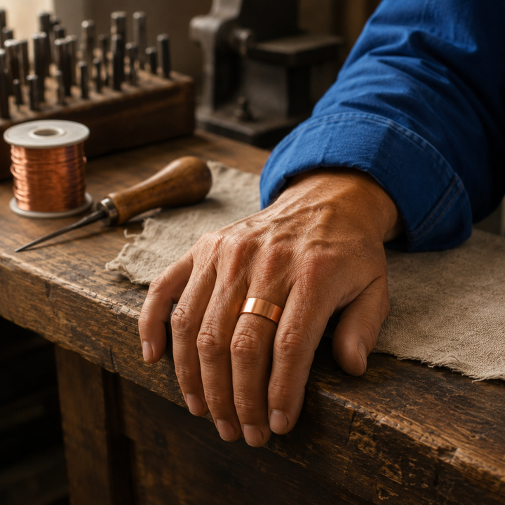Patricia's Cuff Copper Ring