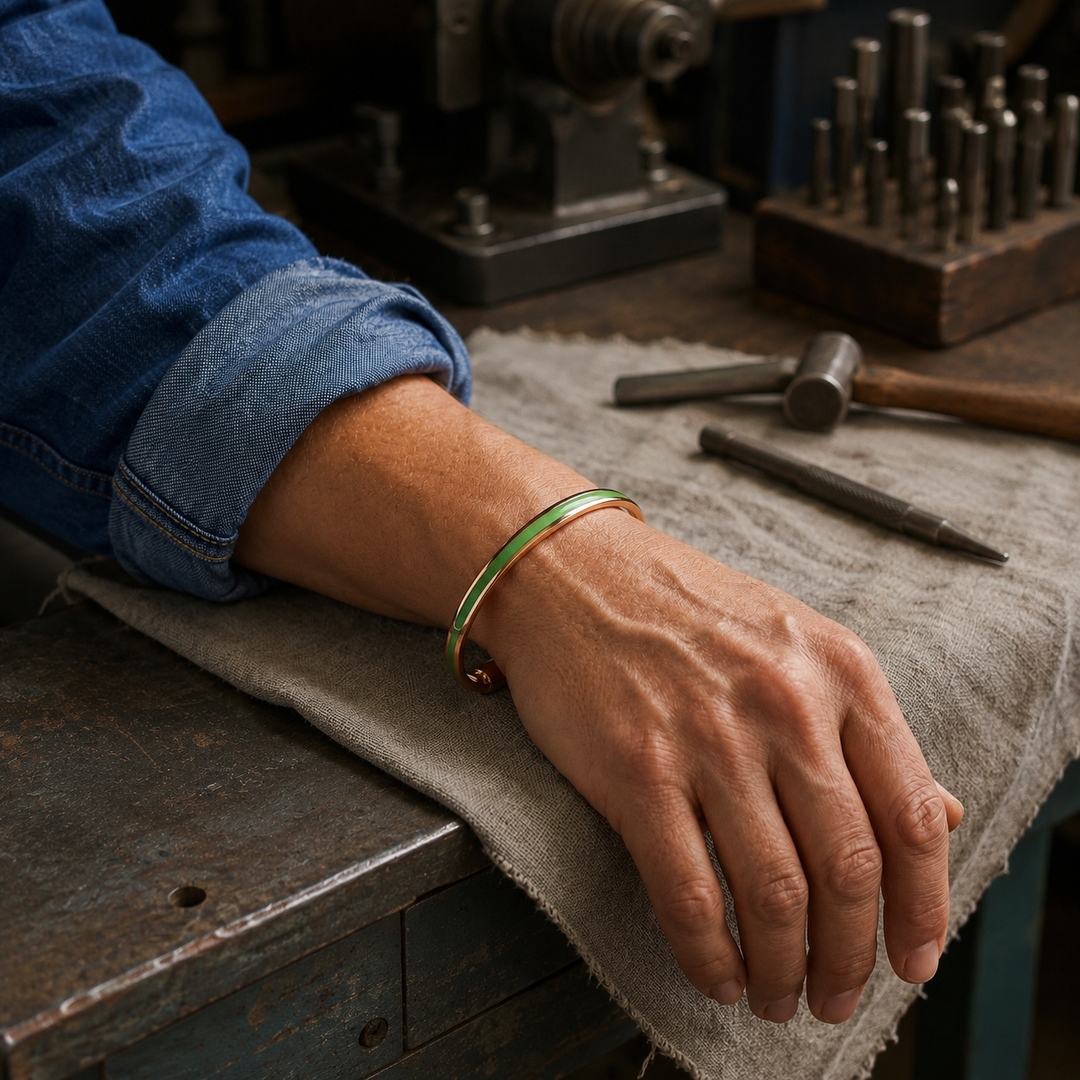 Patricia's Globe Copper Bracelet