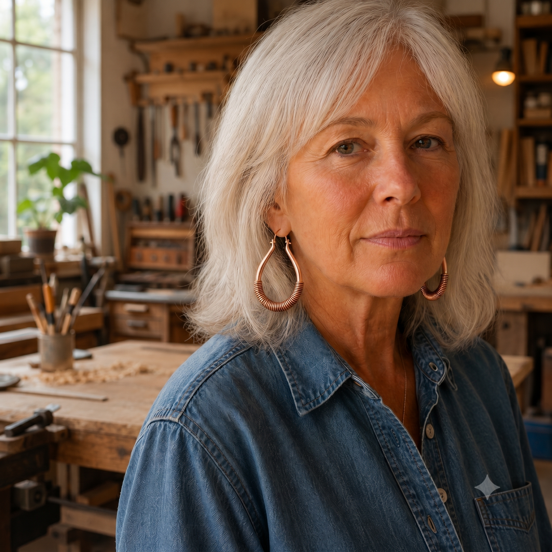 Patricia's Brook Copper Earrings
