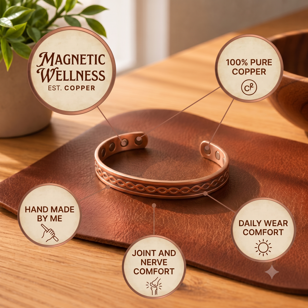 Patricia's Dot Copper Bracelet